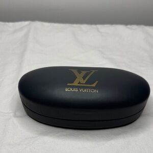 Grey and Gold Glasses hard shell Case